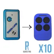 10 x Blue Steel-Line Doors Cloning Garage/Gate Remote Control Opener SteelLine