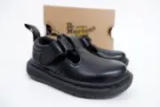 Dr Martens BRAND NEW Kids Shoes Size Uk 5 Eu 21.5 T Lamper Black Leather