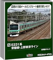 KATO 10-2028 N Gauge E231 Series Joban Line Ueno Tokyo Line 6-Car Basic Set Railway Model Train