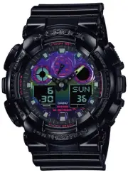 Casio G-Shock Men's Watch Virtual Rainbow GA-100RGB-1AER