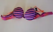 NEW 12B MOSSIMO WOMAN PUSH-UP BRA RRP$46.99 COTTON POLYESTER