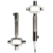 Multifunctional Locksmith Tool Zinc Alloy Lock Cylinder Adjuster Gauge Cam Spindle Turner Ergonomic Handle Compact and L