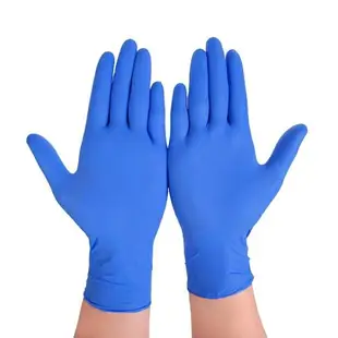 一次性手套 100只一次性pvc透明手套勞保丁腈乳膠橡膠廚房工作手套塑料透明 免運