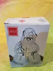 Mikasa 5.5" Crystal Christmas Santa Clause Tea Lite/Votive