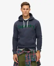Classic Core Logo Hoodie | Truest Navy
