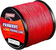 Proberos Braided Fishing Line 4/8/9 Strands Weaves PE Superbraid Multifilament Braid Superline Abrasion Resistant Wire 328/547/1094Yard 300/500/1000M