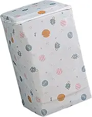GOOHOCHY Sturdy Waterproof Washer Cover Elegant Patterns Fit for Your Drum Washing Machine