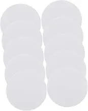 Zerodeko 30Pcs Slip Carpet Stickers Double Sided Adhesive Hook and Loop Tape for Non Slip Rug Underlay Removable Reusable Grippers for Securely Holding Mats and Bed Sheets Place