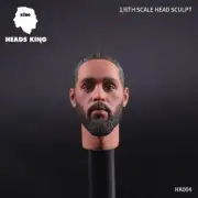 Head King HK004 Man Head Sculpt Carved For 1/6 Male 12" Action Figure Doll Body
