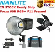 NANLITE Forza 60B II LED Video Photography Light 2700K-6500K+ F-11 Fresnel Lens
