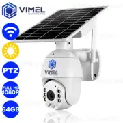 WIFI Solar Camera Wireless Security 64GB Outdoor Battery CCTV Home Alarm Motion