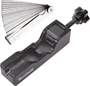 Spark Plug Gap Tool with 32 Blade Steel Feeler Gauge, Universal Gapping Tool for