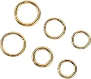 [Holibanna] 6pcs Sterling Silver Helix Earrings Nose Piercing Jewelry Open Ear Hoops Nose Rings