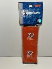Vintage NBA Shaquille O Neal 32 Phoenix Suns Two Double Wide Wristbands 2006