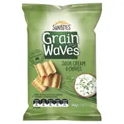 Grain Waves Sour Cream And Chives 90g x 15