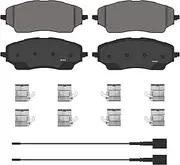 Wagner QuickStop ZX2467 Rear Disc Brake Pad Set Semi-Metallic for Ram ProMaster 3500