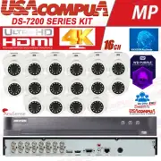 HIKVISION CCTV SECURITY SYSTEM 16CH KIT 16 CAMERA DOME TURBO HD (AcuSense)