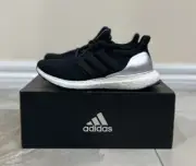 Adidas UltraBoost 4.0 DNA Black Silver Running Shoes Womens Size US 5 New ✅