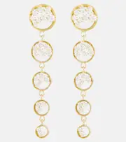 [Jade Trau] Jade Trau Margot 18kt gold drop earrings with diamonds One Size gold