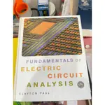 現貨 二手 基礎電路分析 FUNDAMENTALS  OF ELECTRIC CIRCUIT ANALYSIS