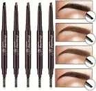 Brow Crayon with Spoolie define fuller brow in grey ~ brown ~ black ANGLED NIB