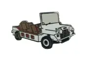 UK THE PRISONER TV SERIES MINI MOKE CAR PIN PATRICK MCGOOHAN No.6 PORTMEIRION