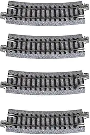 [Kato] USA Model Train Products Unitrack, 315mm (12 3/8") Radius 15-Degree Curve Track (4-Piece)