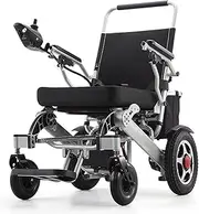 Electric Wheelchair, Portable Electric Wheelchair with Electromagnetic Brake, Folding Smart Chair - Supports 330 Lb - Reversing Reminder