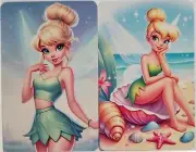 swap cards Modern playing card back Tinker Bell