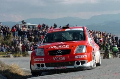 Kris Meeke (GBR) on Stage 4 Rally Car 2004 Motor Racing Old Photo