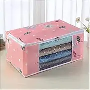JSEIAJB Thick Quilt Storage Bags Clothes Organizer Box Zipper Sweater Bedding Container Bag(L Code)
