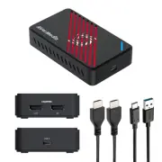 4K HDMI Capture Card for Streaming, PS5/Pro, Xbox, Nintendo Switch, PC, USB 3...