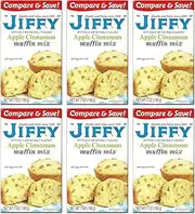 Jiffy Apple Cinnamon Muffin Mix 7-oz Boxes (Pack of 6)
