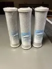 3 Pk Carbon Block Water Filter CTO Whole House RO DI Hydroponics 5 μm 10" x 2.5"