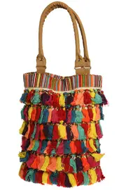 Multi Tassel Tote Bag--ZOD-BG1173