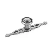 Richelieu 1" Wrought Iron Backplate Knob (LOT of 8) BP23601907