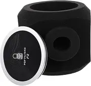 Hoement Multi Function Microphone Protector Sponge Cover Noise Cancelling Windproof Mic Cover for Desktop Microphones Lightweight Sound Absorbing Shield Easy Installation Excellent Texture