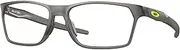 [Oakley] OX8174F Eyeglasses Bundle: OX 8174F 817402 Hex Jector/A and Large Blue leash Accessory kit