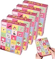 Empty Calendar Box, Paper Festive Advent Boxes 24 Days, Set of 5 Cardboard Packaging Cases for Mother's Day, Holiday Decor Wrapping Supplies