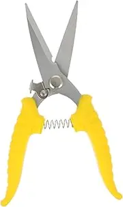 ibasenice 1Pc Serrated Pruning Shear Labor Saving Garden Accessory with Non Slip Handle for Convenient Branch and Flower Cutting Random Color
