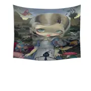 Alice in a Bosch Wonderland Tapestry