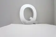 Mirror Alphabet Letter Large Upper Case 20cm "Q"