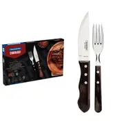 Tramontina 12 Piece Polywood Jumbo Steak Set - Brown