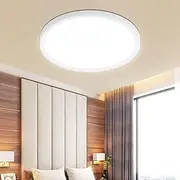 Bosite 30W 30cm LED Ceiling Lights, 4000K 2700lm Round Ceiling Light Fixture, Ultra Thin Natural Light Ceiling Light, for Bedroom, Living Room, Kitchen,Corridor, Etc(Rustic)