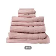 ROYAL COMFORT 600GSM LUXURY EGYPTIAN COTTON 8 PIECE BATH TOWELS SET WITH MAT NEW
