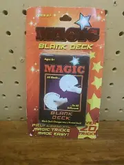 Magic Blank Playing Card Deck Professional Magic Tricks all blank to different