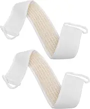Healeved 2pcs Long Straps Wash Strip Back Rub Strip Body Exfoliating Bath Bands