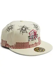 Loso Nyc X Phst Embroidered Twill cap - Cream S7 7/8