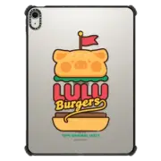 iPad Air 11-inch (M2/M3) iPad Impact Case Original Tasty Burgers by LuLu the Piggy