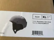SMITH HOLT SKI RENTAL HELMET BOMBSHELL CONSTRUCTION sz XL 63-67cm COLOR GUNMETAL